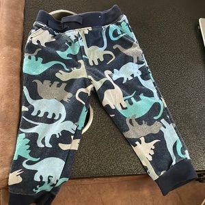 Blue dinosaur joggers